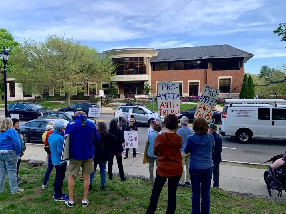 May Day protest, Wellesley