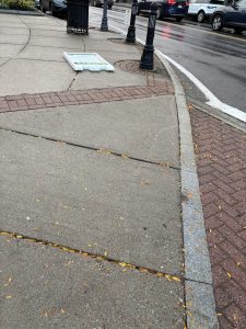 Exhausted sandwich board