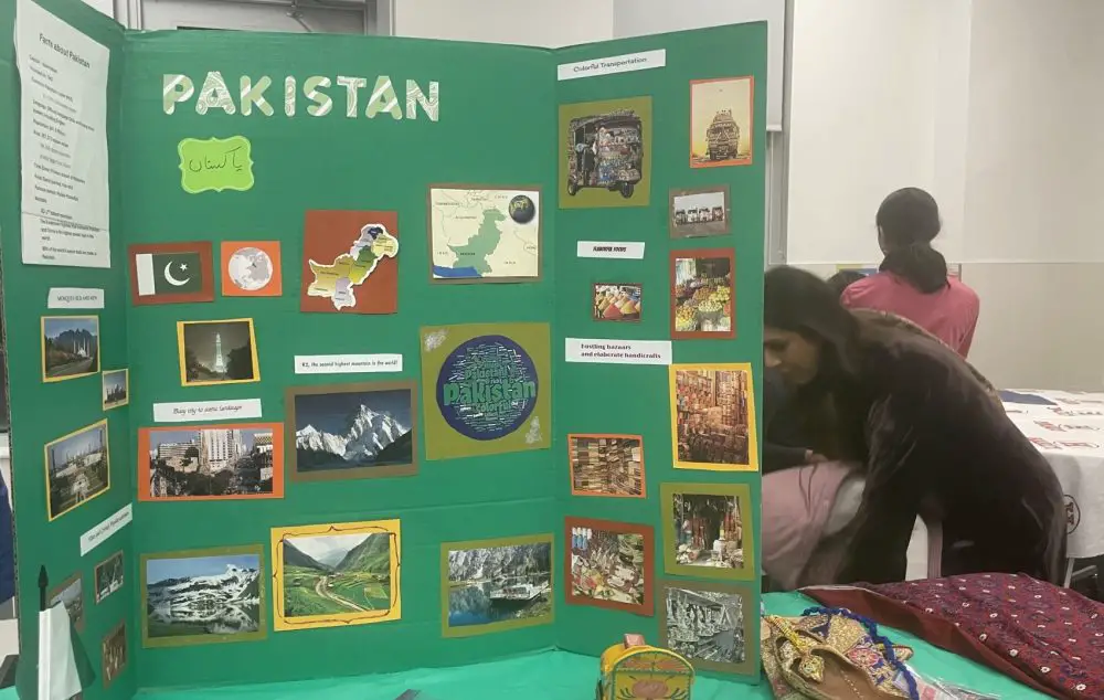 International night sign about pakistan
