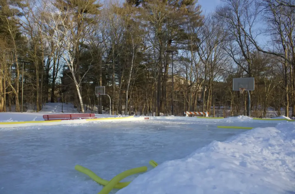 outdoor skating rink