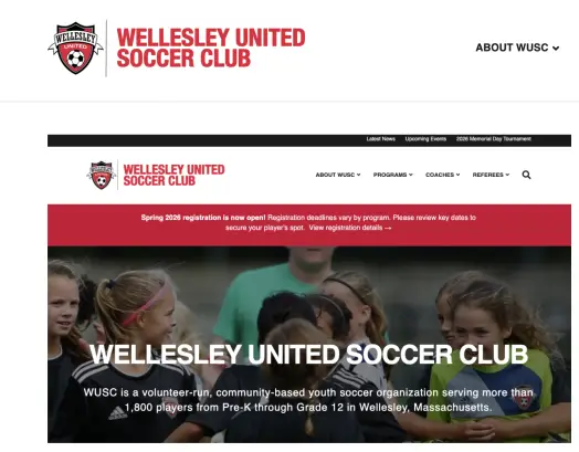 wellesley youth soccer