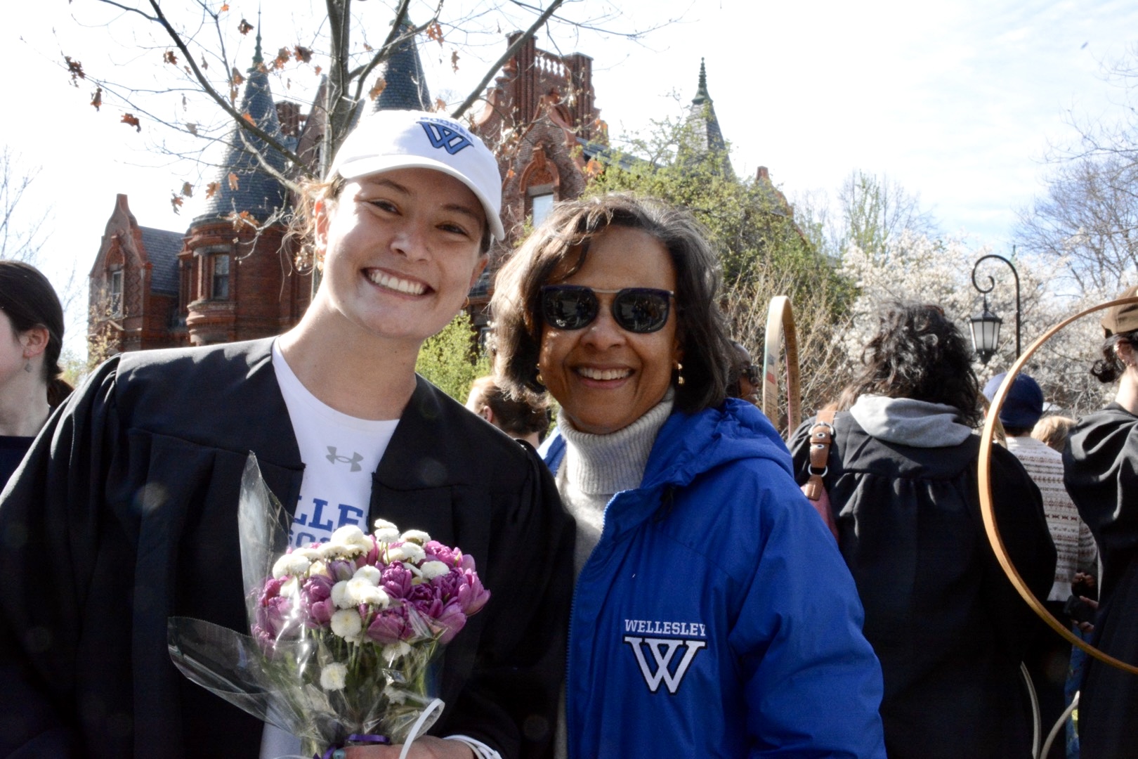 Wellesley College hoop rolling