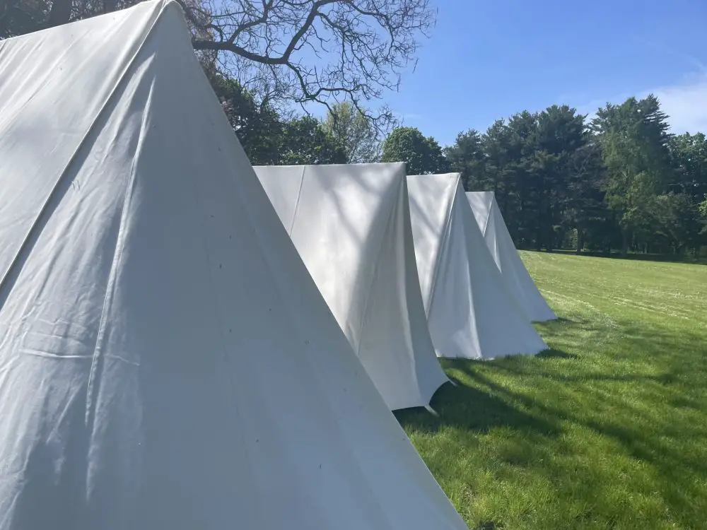 Military encampment, Wellesley Wonderful Weekend